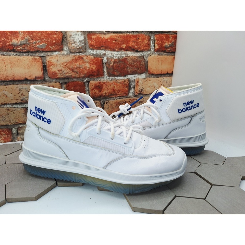 New Balance BB9000R1 White Blue Unc Hi Basketball Shoes Men's Size 11.5 Rare